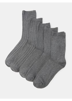 Sinsay - Skarpetki 5 pack - szary ze sklepu Sinsay w kategorii Skarpetki męskie - zdjęcie 187297217