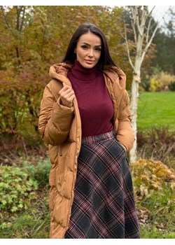 Bordowy Klasyczny Golf - id: 23070414 - marki Modnakiecka.pl - 187297508 Bordowy Klasyczny Golf ze sklepu ModnaKiecka.pl w kategorii Swetry damskie - zdjęcie 187297508