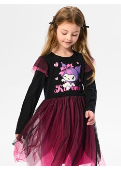 Sinsay - Sukienka z tiulem w kontrastowych kolorach Kuromi - czarny - id: 804EH-99X - marki Sinsay - 187298386 Sinsay - Sukienka z tiulem w kontrastowych kolorach Kuromi - czarny ze sklepu Sinsay w kategorii Sukienki dziewczęce - zdjęcie 187298386