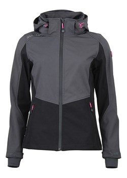 Peak Mountain Kurtka softshellowa "Acafe" w kolorze szaro-czarnym ze sklepu Limango Polska w kategorii Kurtki damskie - zdjęcie 187298555