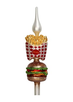Kersten Szpic "Fastfood" ze wzorem na choinkę - wys. 33 cm - id: 17896663 - marki Kersten - 187299108 Kersten Szpic "Fastfood" ze wzorem na choinkę - wys. 33 cm ze sklepu Limango Polska w kategorii Dekoracje bożonarodzeniowe - zdjęcie 187299108