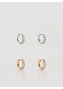 Reserved - Zestaw kolczyków z cyrkoniami - wielobarwny - id: 520FD-MLC - marki Reserved - 187299468 Reserved - Zestaw kolczyków z cyrkoniami - wielobarwny ze sklepu Reserved w kategorii Kolczyki - zdjęcie 187299468