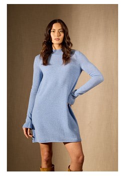 Perfect Cashmere Kaszmirowa sukienka &quot;Lyamia&quot; w kolorze błękitnym ze sklepu Limango Polska w kategorii Sukienki - zdjęcie 187299787