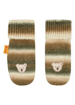 Steiff Rękawiczki w kolorze oliwkowo-kremowym ze sklepu Limango Polska w kategorii Rękawiczki dziecięce - zdjęcie 187300065