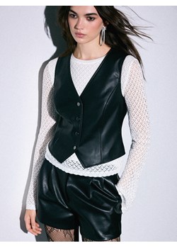 Mohito - Bawełniany sweter - biały - id: 582EQ-00X - marki Mohito - 187300705 Mohito - Bawełniany sweter - biały ze sklepu Mohito w kategorii Swetry damskie - zdjęcie 187300705