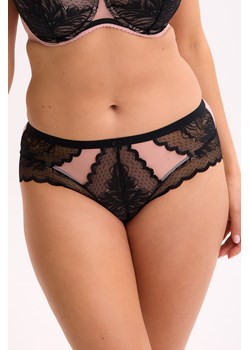 Figi Gaia 1308P Amara czarno-różowy ze sklepu kontri.pl w kategorii Majtki damskie - zdjęcie 187300899