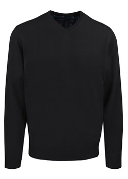 Męski, Bawełniany Sweter w Serek (V-neck) - Adriano Guinari - Czarny SWADGaw25BLACKv - id: 24261 - marki Adriano Guinari - 187301059 Męski, Bawełniany Sweter w Serek (V-neck) - Adriano Guinari - Czarny SWADGaw25BLACKv ze sklepu JegoSzafa.pl w kategorii Swetry męskie - zdjęcie 187301059