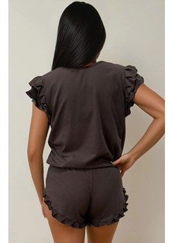 Czekoladowa krótka piżama damska Lulu 2, Kolor czekoladowy, Rozmiar XS, DKaren ze sklepu Primodo w kategorii Piżamy damskie - zdjęcie 187302136
