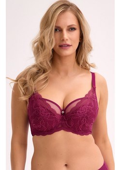 Gaia biustonosz półusztywniany semi-soft bordowy Veronika 931, Kolor bordowy, Rozmiar 80B, Gaia - id: 222003 - marki Gaia - 187302158 Gaia biustonosz półusztywniany semi-soft bordowy Veronika 931, Kolor bordowy, Rozmiar 80B, Gaia ze sklepu Primodo w kategorii Biustonosze - zdjęcie 187302158