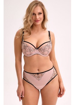 Gaia biustonosz półusztywniany semi-soft Xenia 1332, Kolor różowo-czarny, Rozmiar 80B, Gaia ze sklepu Primodo w kategorii Biustonosze - zdjęcie 187302165