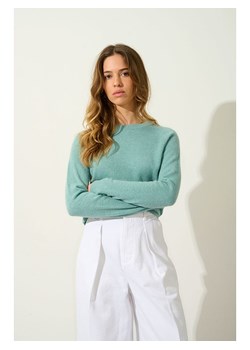 AUTHENTIC CASHMERE Kaszmirowy sweter &quot;Ecrin&quot; w kolorze turkusowym ze sklepu Limango Polska w kategorii Swetry damskie - zdjęcie 187302308