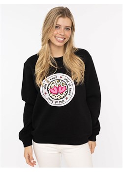 Zwillingsherz Bluza "Romy" w kolorze czarnym - id: 17688459 - marki Zwillingsherz - 187302626 Zwillingsherz Bluza "Romy" w kolorze czarnym ze sklepu Limango Polska w kategorii Bluzy damskie - zdjęcie 187302626