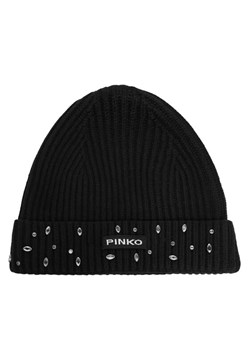 Czapka Pinko Serengeti Cuffia 104326 A27A Czarny ze sklepu eobuwie.pl w kategorii Czapki zimowe damskie - zdjęcie 187302795