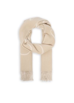 Szalik Tommy Hilfiger Script Logo AW0AW17786 Beżowy - id: 0000305369611 - marki Tommy Hilfiger - 187302865 Szalik Tommy Hilfiger Script Logo AW0AW17786 Beżowy ze sklepu eobuwie.pl w kategorii Szaliki i chusty damskie - zdjęcie 187302865