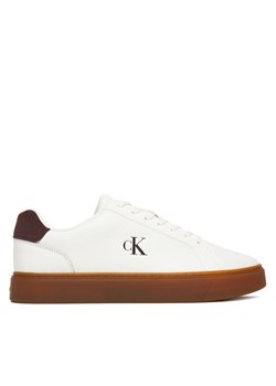 Sneakersy Calvin Klein Classic Cupsole Laceup Lth YM0YM01435 Biały - id: 0000305620736 - marki Calvin Klein - 187302869 Sneakersy Calvin Klein Classic Cupsole Laceup Lth YM0YM01435 Biały ze sklepu eobuwie.pl w kategorii Buty sportowe męskie - zdjęcie 187302869