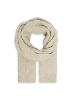 Szalik Calvin Klein Embroidery Airy K60K612610 Beżowy - id: 8720639565764 - marki Calvin Klein - 187302875 Szalik Calvin Klein Embroidery Airy K60K612610 Beżowy ze sklepu eobuwie.pl w kategorii Szaliki i chusty damskie - zdjęcie 187302875