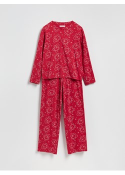 Reserved - Piżama ze świątecznym motywem - czerwony - id: 960EX-33X - marki Reserved - 187303727 Reserved - Piżama ze świątecznym motywem - czerwony ze sklepu Reserved w kategorii Piżamy damskie - zdjęcie 187303727