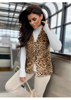 Kamizelka damska VLR008 - jasno szara ze sklepu Edoti w kategorii Kamizelki damskie - zdjęcie 187304037