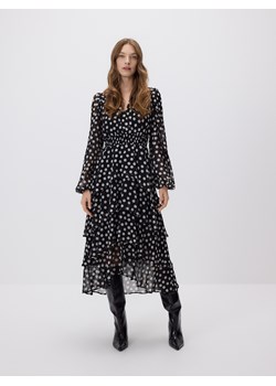 Reserved - Sukienka maxi w groszki - wielobarwny - id: 234HU-MLC - marki Reserved - 187304468 Reserved - Sukienka maxi w groszki - wielobarwny ze sklepu Reserved w kategorii Sukienki - zdjęcie 187304468