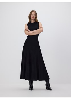 Reserved - Sukienka maxi z plisowaniem - czarny - id: 260HI-99X - marki Reserved - 187304496 Reserved - Sukienka maxi z plisowaniem - czarny ze sklepu Reserved w kategorii Sukienki - zdjęcie 187304496