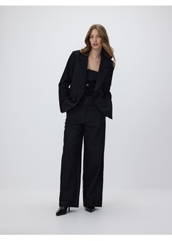 Reserved - Spodnie wide leg - czarny - id: YT333-99X - marki Reserved - 187304969 Reserved - Spodnie wide leg - czarny ze sklepu Reserved w kategorii Spodnie damskie - zdjęcie 187304969