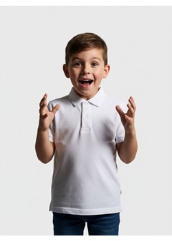 Sinsay - Koszulka polo - biały - id: 316FC-00X - marki Sinsay - 187306005 Sinsay - Koszulka polo - biały ze sklepu Sinsay w kategorii T-shirty chłopięce - zdjęcie 187306005