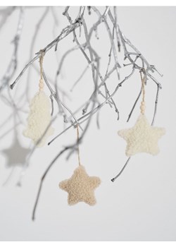 Sinsay - Dekoracje świąteczne 4 pack - kremowy - id: 506GF-01X - marki Sinsay - 187306049 Sinsay - Dekoracje świąteczne 4 pack - kremowy ze sklepu Sinsay w kategorii Dekoracje bożonarodzeniowe - zdjęcie 187306049