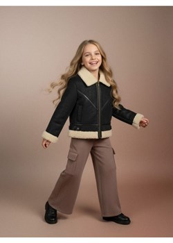 Sinsay - Kurtka pilotka z kożuchem - brązowy - id: 515EZ-89X - marki Sinsay - 187306056 Sinsay - Kurtka pilotka z kożuchem - brązowy ze sklepu Sinsay w kategorii Kurtki dziewczęce - zdjęcie 187306056