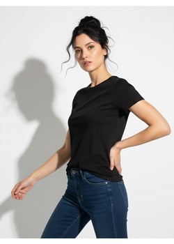 Sinsay - Koszulka - czarny - id: 8470J-99X - marki Sinsay - 187306107 Sinsay - Koszulka - czarny ze sklepu Sinsay w kategorii Bluzki damskie - zdjęcie 187306107