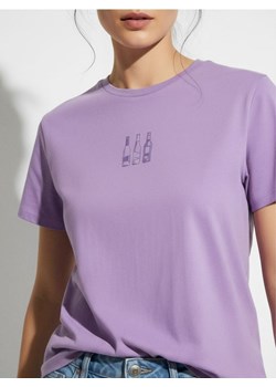 Sinsay - Koszulka - fioletowy - id: 9330I-48X - marki Sinsay - 187306118 Sinsay - Koszulka - fioletowy ze sklepu Sinsay w kategorii T-shirty męskie - zdjęcie 187306118
