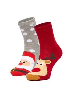 Skarpety długie Jenny Fairy 4WB-003-AW23 (2-pack) Kolorowy - id: 5905588113171 - marki Jenny Fairy - 187306157 Skarpety długie Jenny Fairy 4WB-003-AW23 (2-pack) Kolorowy ze sklepu eobuwie.pl w kategorii Skarpetki damskie - zdjęcie 187306157