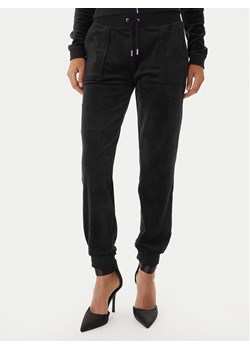 Juicy Couture Spodnie dresowe JCBBJ225802 Czarny Slim Fit ze sklepu MODIVO w kategorii Spodnie damskie - zdjęcie 187306209