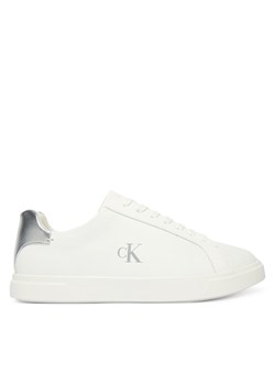 Calvin Klein Sneakersy Low Pro Cups Laceup Lth Met HW0HW02846 Biały - id: 0000305621160 - marki Calvin Klein - 187306295 Calvin Klein Sneakersy Low Pro Cups Laceup Lth Met HW0HW02846 Biały ze sklepu MODIVO w kategorii Buty sportowe damskie - zdjęcie 187306295