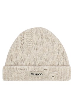 PINKO Czapka 104476 A28Y Beżowy - id: 0000304266867 - marki Pinko - 187306296 PINKO Czapka 104476 A28Y Beżowy ze sklepu MODIVO w kategorii Czapki zimowe damskie - zdjęcie 187306296