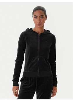 Juicy Couture Bluza Robyn JCSEBJ007G Czarny Slim Fit ze sklepu MODIVO w kategorii Bluzy damskie - zdjęcie 187306506