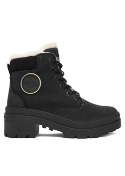 Palladium Trzewiki Pallarise Nbk Wl 99527-008-M Czarny ze sklepu MODIVO w kategorii Workery damskie - zdjęcie 187306519