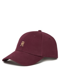 Tommy Hilfiger Czapka z daszkiem Th Elevated Chic Cap AW0AW17631 Bordowy - id: 0000305555731 - marki Tommy Hilfiger - 187306535 Tommy Hilfiger Czapka z daszkiem Th Elevated Chic Cap AW0AW17631 Bordowy ze sklepu MODIVO w kategorii Czapki z daszkiem damskie - zdjęcie 187306535