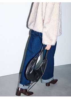 Mohito - Jeansy cuffed straight - granatowy - id: 045GV-95J - marki Mohito - 187308045 Mohito - Jeansy cuffed straight - granatowy ze sklepu Mohito w kategorii Jeansy damskie - zdjęcie 187308045