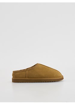 Reserved - Skórzane mule - brązowy ze sklepu Reserved w kategorii Klapki męskie - zdjęcie 187308285