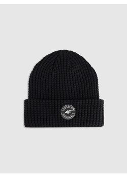 Chłopięca czapka 4F 4FJWAW25ACAPM658 - czarna ze sklepu Sportstylestory.com w kategorii Czapki dziecięce - zdjęcie 187308855