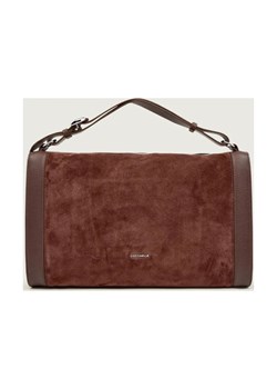 Coccinelle Torebka na ramię ELINOR | zamsz - id: CL255W000009928 - marki Coccinelle - 187308925 Coccinelle Torebka na ramię ELINOR | zamsz ze sklepu Gomez Fashion Store w kategorii Torebki damskie - zdjęcie 187308925