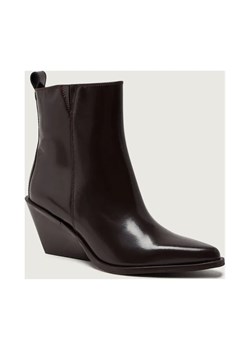Marella Skórzane botki SIESTA - id: MA255W000013001 - marki Marella - 187308966 Marella Skórzane botki SIESTA ze sklepu Gomez Fashion Store w kategorii Botki - zdjęcie 187308966