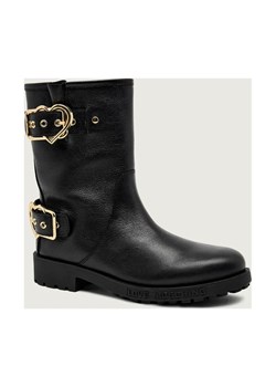 Love Moschino Skórzane botki ST.TTOD.DAILY40 ze sklepu Gomez Fashion Store w kategorii Botki - zdjęcie 187308975