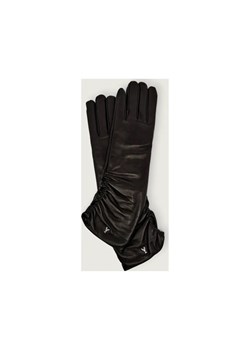 Patrizia Pepe Skórzane rękawiczki | z dodatkiem wełny ze sklepu Gomez Fashion Store w kategorii Rękawiczki damskie - zdjęcie 187309055