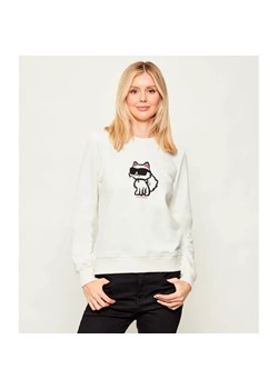 Karl Lagerfeld Bluza ikon sketch | Straight fit - id: KL255W000102505 - marki Karl Lagerfeld - 187309138 Karl Lagerfeld Bluza ikon sketch | Straight fit ze sklepu Gomez Fashion Store w kategorii Bluzy damskie - zdjęcie 187309138