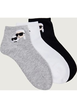 Karl Lagerfeld Skarpety 3-pack - id: KL255W000064828 - marki Karl Lagerfeld - 187311656 Karl Lagerfeld Skarpety 3-pack ze sklepu Gomez Fashion Store w kategorii Skarpetki damskie - zdjęcie 187311656