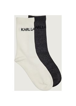 Karl Lagerfeld Skarpety 2-pack Essential - id: KL255W000070E01 - marki Karl Lagerfeld - 187311658 Karl Lagerfeld Skarpety 2-pack Essential ze sklepu Gomez Fashion Store w kategorii Skarpetki damskie - zdjęcie 187311658