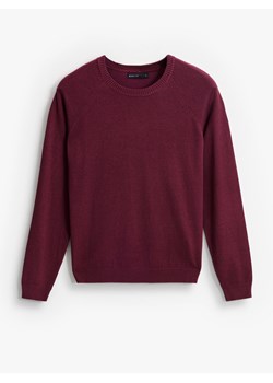 Mohito - Burgundowy sweter z wiskozą - kasztanowy - id: 418EQ-83X - marki Mohito - 187311806 Mohito - Burgundowy sweter z wiskozą - kasztanowy ze sklepu Mohito w kategorii Swetry damskie - zdjęcie 187311806