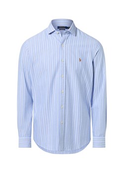 Polo Ralph Lauren Męska koszula casual Mężczyźni Modern Fit Bawełna jasnoniebieski w paski ze sklepu vangraaf w kategorii Koszule męskie - zdjęcie 187311877