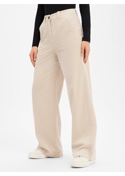 Marc O'Polo Damskie spodnie sztruksowe Kobiety Bawełna kitt jednolity - id: 781353-0001-00340 - marki Marc O'Polo - 187311888 Marc O'Polo Damskie spodnie sztruksowe Kobiety Bawełna kitt jednolity ze sklepu vangraaf w kategorii Spodnie damskie - zdjęcie 187311888